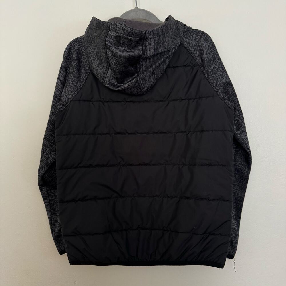 Under Armour Day Trekker Hybrid Jacket in Black/Gray - Picture 7 of 9